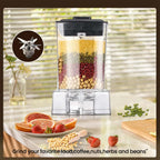 OWJHE 2700RPM 6000W Powerful Blender Mixer Juicer Smoothie Maker Table Blenders 2.5L Container Food Processor for Ice Nut Fruit