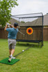 Golf Training Net With Ball Return And Ball Blanket, Large Golf Training Device With Carry Bag For Chipping and Swing, 305 x 244 cm