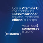 Collagen and Hyaluronic Acid with BIOTIN for Hair, Skin, Nails and Joints. Hydrolyzed Collagen 240 tablets 2000 MG with Zinc, CoQ10 and Vit. C + E for Bones and Strong Tents. Made in Italy | LAGA Pharma. LAGA Healthy. LA.GA |