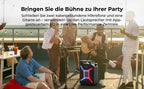ULTIMEA 300W Portable Wireless Partybox Karaoke Speaker Bass Boost RGB APP Control IPX4 Powerful Outdoor Party Blutooth Speakers
