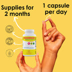 Magnesium Bisglycinate Capsules with Vitamin B6, Vitamin B1, Vitamin B5-Magnesium Pure Bisglycinate for Mental Tiredness-Magnesium Bisglycinate 250mg-Magnesium Bisglycinate