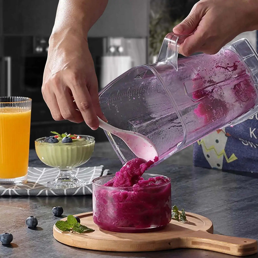 OWJHE 2700RPM 6000W Powerful Blender Mixer Juicer Smoothie Maker Table Blenders 2.5L Container Food Processor for Ice Nut Fruit