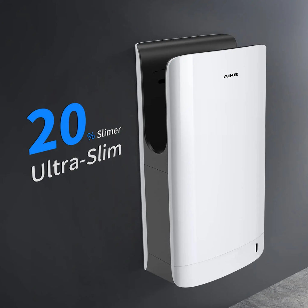 AIKE New Vertical Hand Dryer Slim, HEPA Filtered Jet Hand Dryer for Bathroom,110-220V,Model AK2065