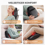 Massager with Heating, 3D Shiatsu Massager for Relaxation, Heated Massage With Shiatsu Kneading Massage, Best Gift for Men Women