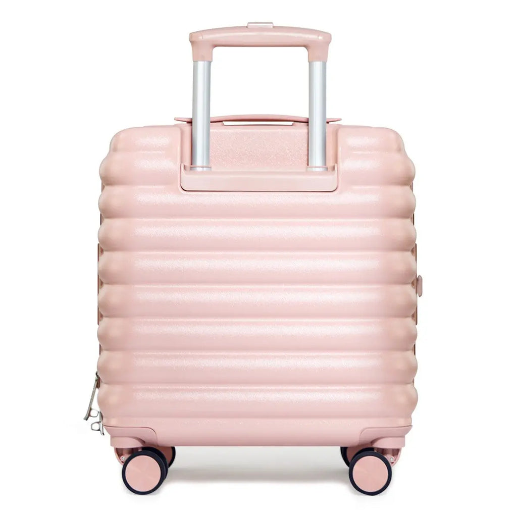 SUPER SOLU suitcase (18-inch hand luggage/22-inch checked luggage, selectable separately), PC+ABS lightweight trolley with antibacterial nanosilver handle, TSA lock, organizer interior hand fan – shipped from Germany