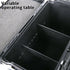 Double Layer Fishing Tackle Box Portable Waterproof Fishing Gear Storage Case with Adjustable Dividers, Rod Holders & Cup Holder