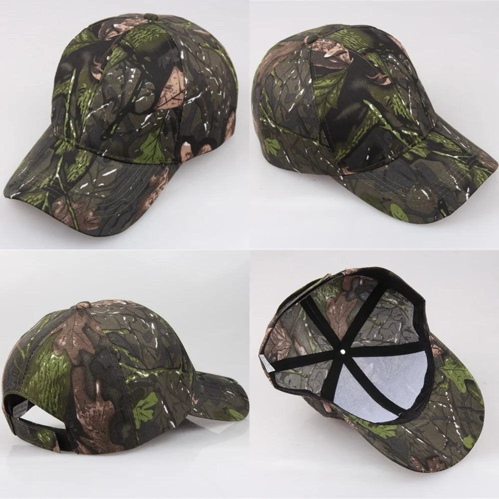 Summer New Camouflage Baseball Cap Outdoor Sports Hiking Fishing Hunting Caps Sunscreen Casual Sun Hats For Men Women