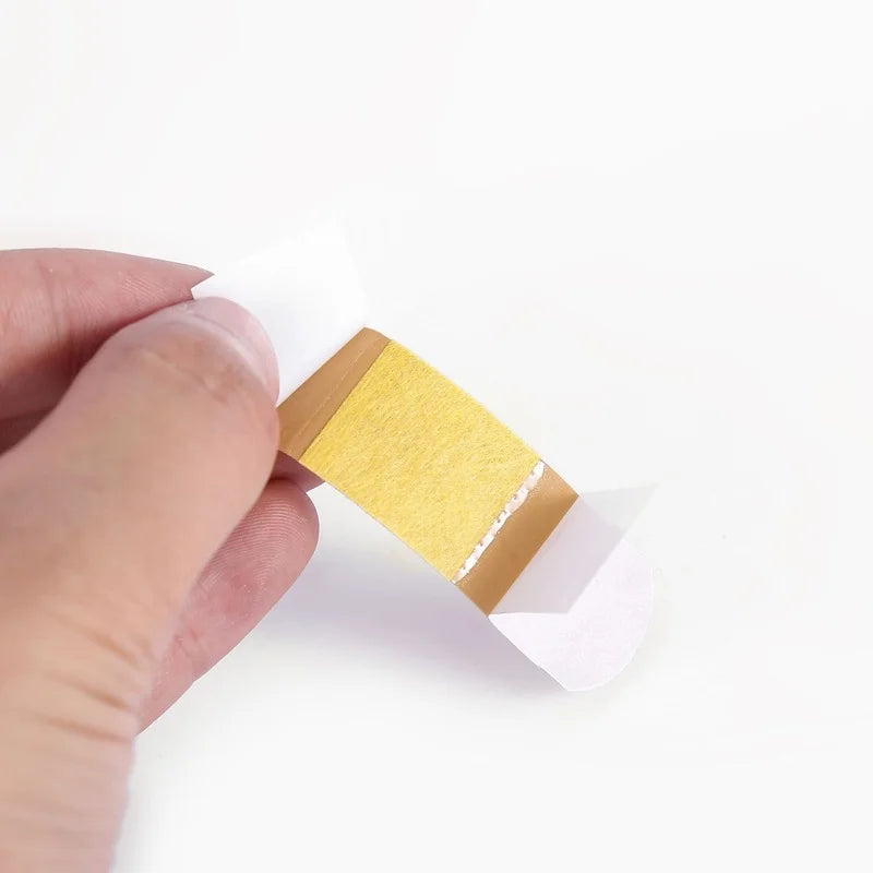 100pcs Bandage Aids Waterproof Breathable Adhesive Plaster Wound Hemostasis Sticker Band First Aid Bandage