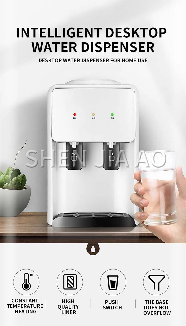 Water dispenser Ice hot desktop refrigeration hot water dispenser Dormitory mini small energy-saving ice warm water