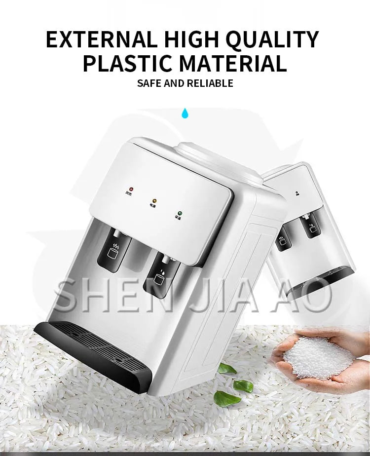 Water dispenser Ice hot desktop refrigeration hot water dispenser Dormitory mini small energy-saving ice warm water