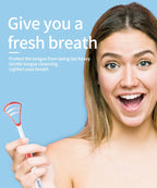 Y-Kelin Sales Silicone Tongue Scraper Brush Cleaning  Food Grade Single Oral Care To Keep Fresh Breath 3Color Pack No.1