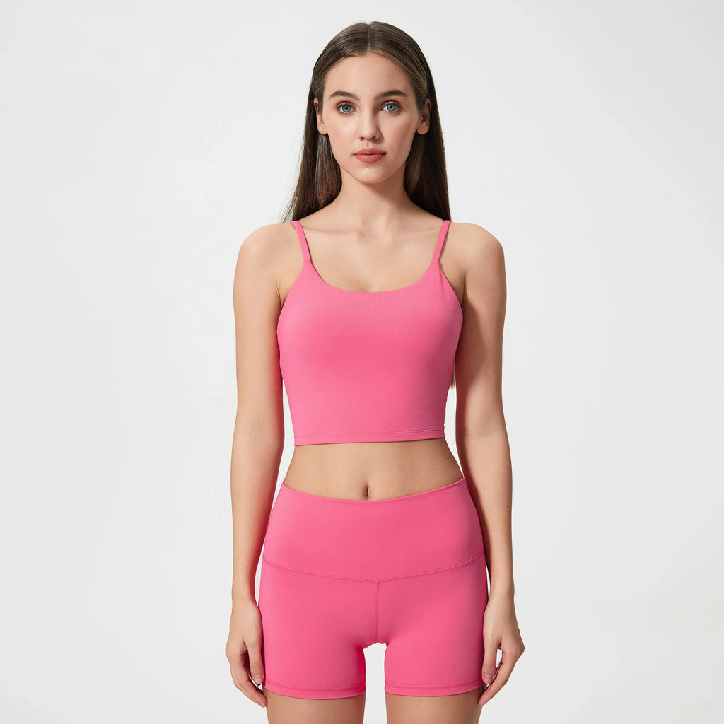 Women's Longline Sports Bra Wirefree Padded