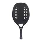Full Carbon 3K Fiber Beach Tennis Racket Rough Surface Professional Racquet for Men and Women with Protective Bag Cover