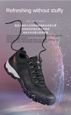HUMTTO Hiking Shoes Men Breathable Outdoor Sports Climbing Shoes hunting shoes women Trekking Sneakers ankle boots Tactical shoe