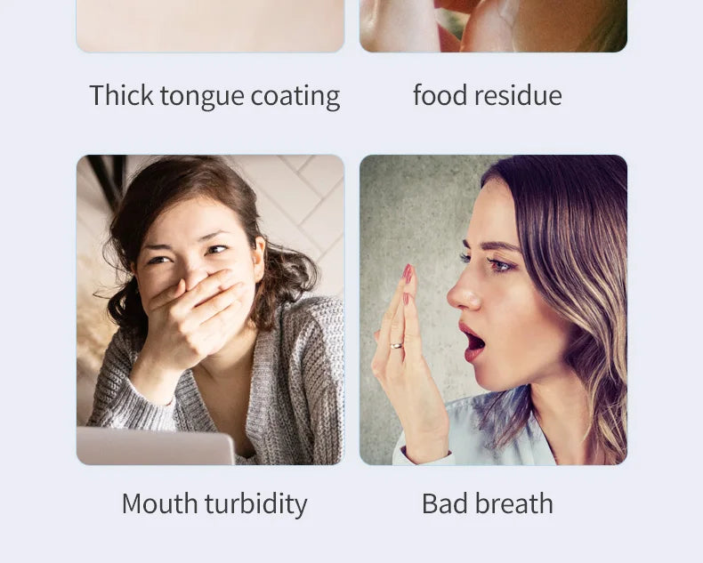 Y-Kelin Sales Silicone Tongue Scraper Brush Cleaning  Food Grade Single Oral Care To Keep Fresh Breath 3Color Pack No.1