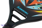 Kawasaki Padel Tennis Carbon Fiber Soft EVA Face Tennis Paddle Racquet Racket with Padle Bag Cover Power Beach Tennis Paddle