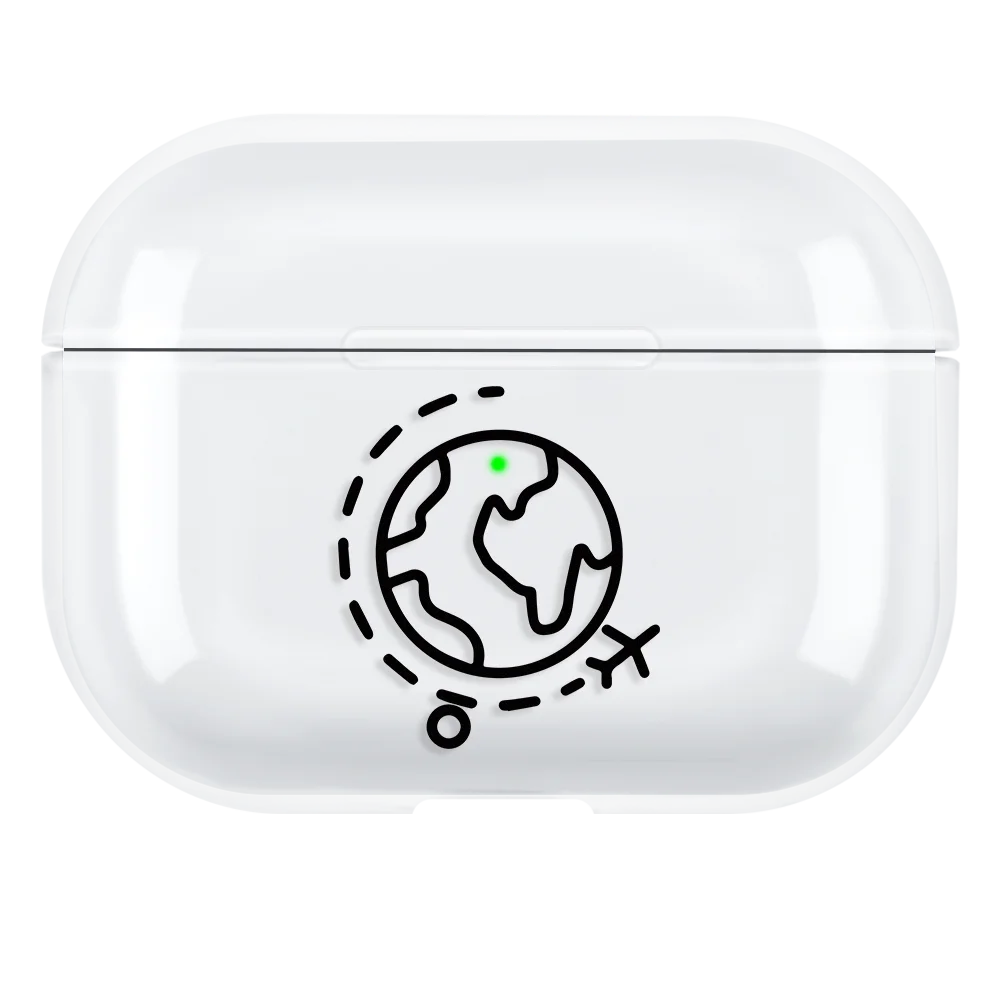 Hard Plastic Case for AirPods Pro 2 USB C Case for airpods 3 2 1 Case Transparent Cover for airpod pro 3 funda Air Pods 3 Coque