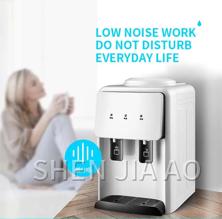Water dispenser Ice hot desktop refrigeration hot water dispenser Dormitory mini small energy-saving ice warm water