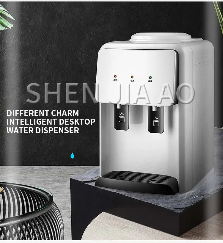 Water dispenser Ice hot desktop refrigeration hot water dispenser Dormitory mini small energy-saving ice warm water