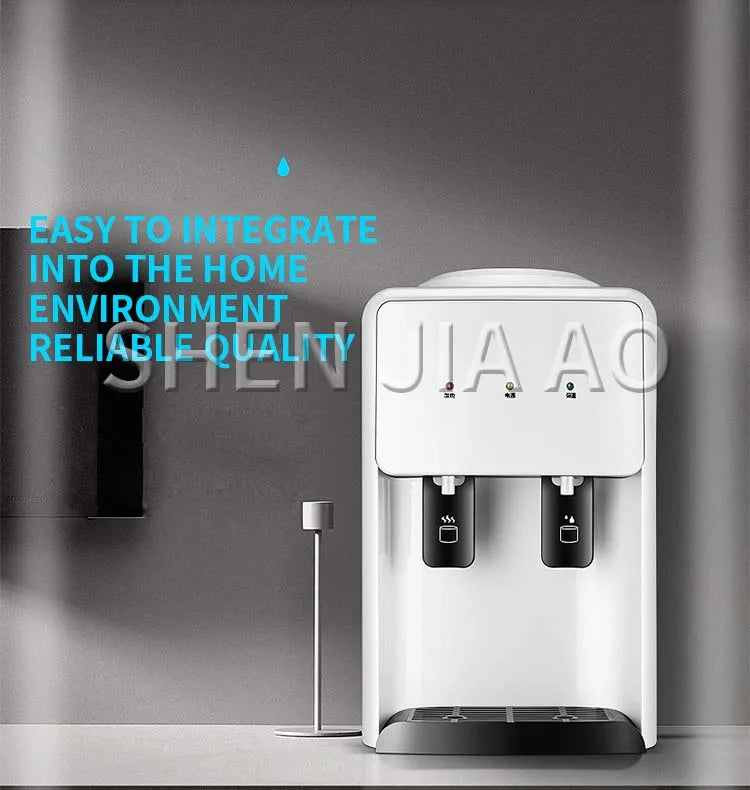 Water dispenser Ice hot desktop refrigeration hot water dispenser Dormitory mini small energy-saving ice warm water