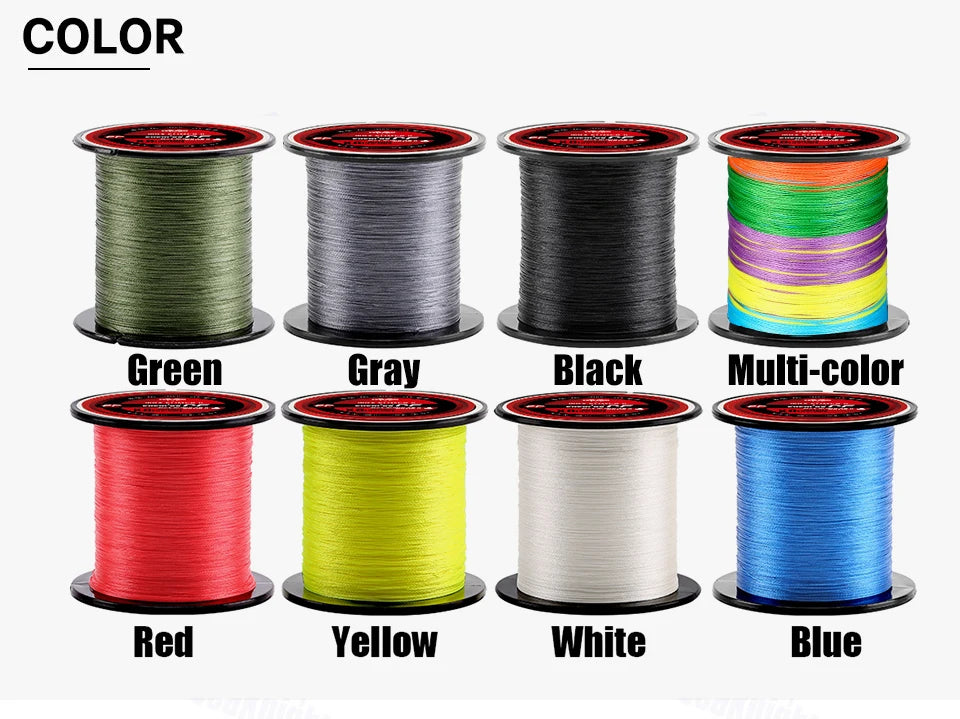 SeaKnight Brand 4 Strands Braided Fishing Line 8-100LB Multifilament PE Wire 300M 500M 1000M Freshwater Saltwater Fishing Pesca