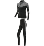 Quick dry women sportswear yoga set fitness gym yoga clothing suit sets coat+bra+t shirt+leggings 2019 workout running training