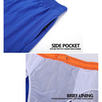Escatch 2026 Summer Man Swimwear Solid Multicolor Polyester Mesh Liner Side Zipper Pocket Maillot De Bain Homme Sport Shorts