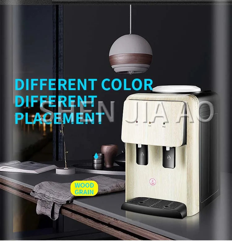 Water dispenser Ice hot desktop refrigeration hot water dispenser Dormitory mini small energy-saving ice warm water