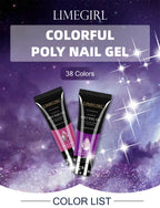 Nail Set With Nail Lamp Nail Dryer Nail Drill Machine Manicure Set Kit Poly Nail Gel Kit Polish Set Soak-off Nail Art Tools Sets