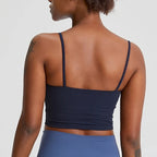 Women's Longline Sports Bra Wirefree Padded