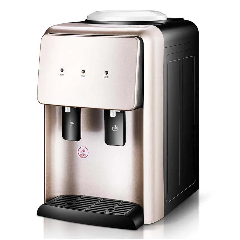 Water dispenser Ice hot desktop refrigeration hot water dispenser Dormitory mini small energy-saving ice warm water