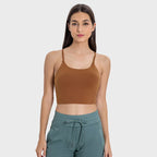 Women's Longline Sports Bra Wirefree Padded