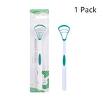 Y-Kelin Sales Silicone Tongue Scraper Brush Cleaning  Food Grade Single Oral Care To Keep Fresh Breath 3Color Pack No.1