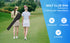 Golf Sunday Bag Golf Club Bag Mini Golf Bag Training Practice Golf Bag Travel Case Foldable