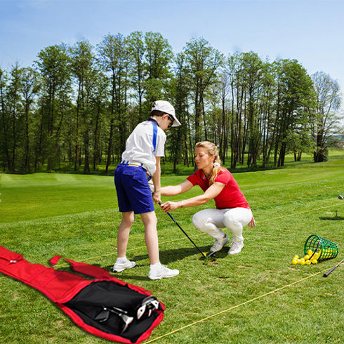 Golf Sunday Bag Golf Club Bag Mini Golf Bag Training Practice Golf Bag Travel Case Foldable