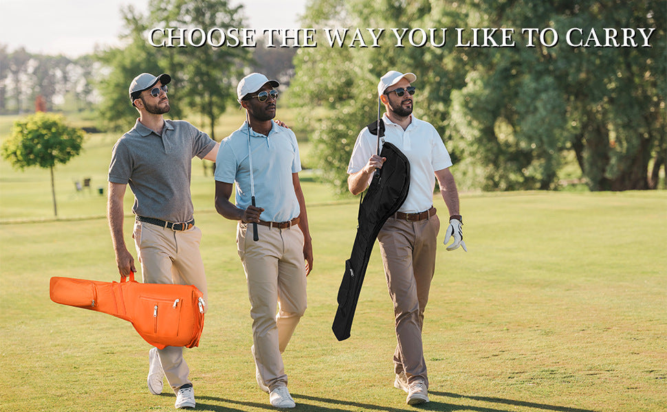 Golf Sunday Bag Golf Club Bag Mini Golf Bag Training Practice Golf Bag Travel Case Foldable