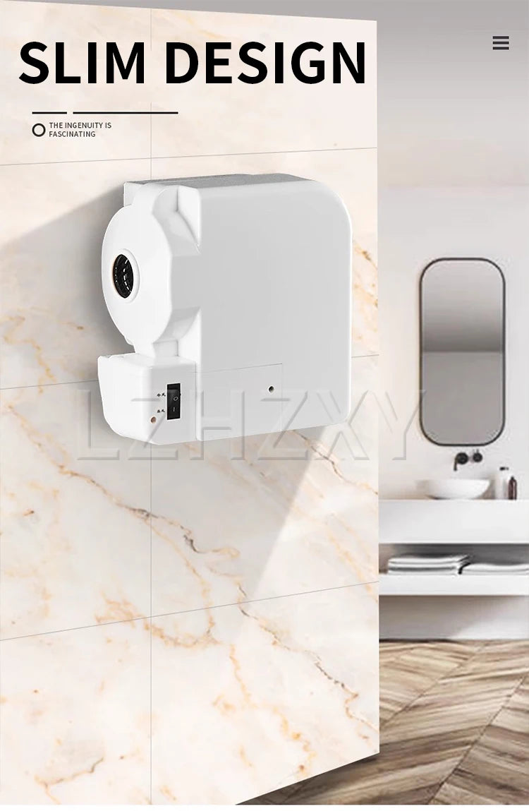 Hand dryer, fully automatic induction high-speed hand dryer, embedded in concealed wall cabinet, hand dryer combination cabinet