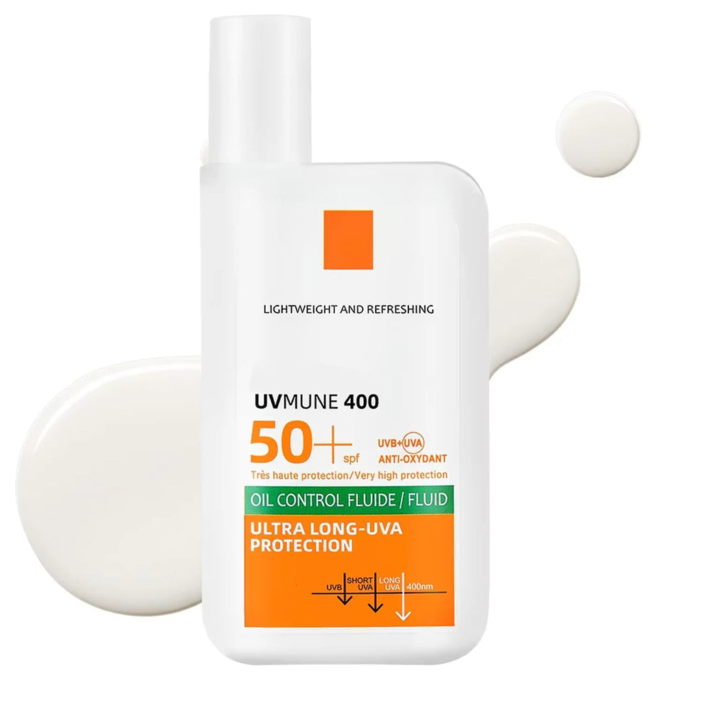 SPF50+ Sunscreen Lotion Lightweight Non-Greasy UV Protection Face Body Sunscreen Lasting Moisturizing Refreshing Sunburn Defense