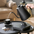 Electric Gooseneck Kettle 1000ML  Hand Brew Coffee Tea 1200W Pot Smart Teapot Temperature Control Pot Rapid Heating Kettle 220v
