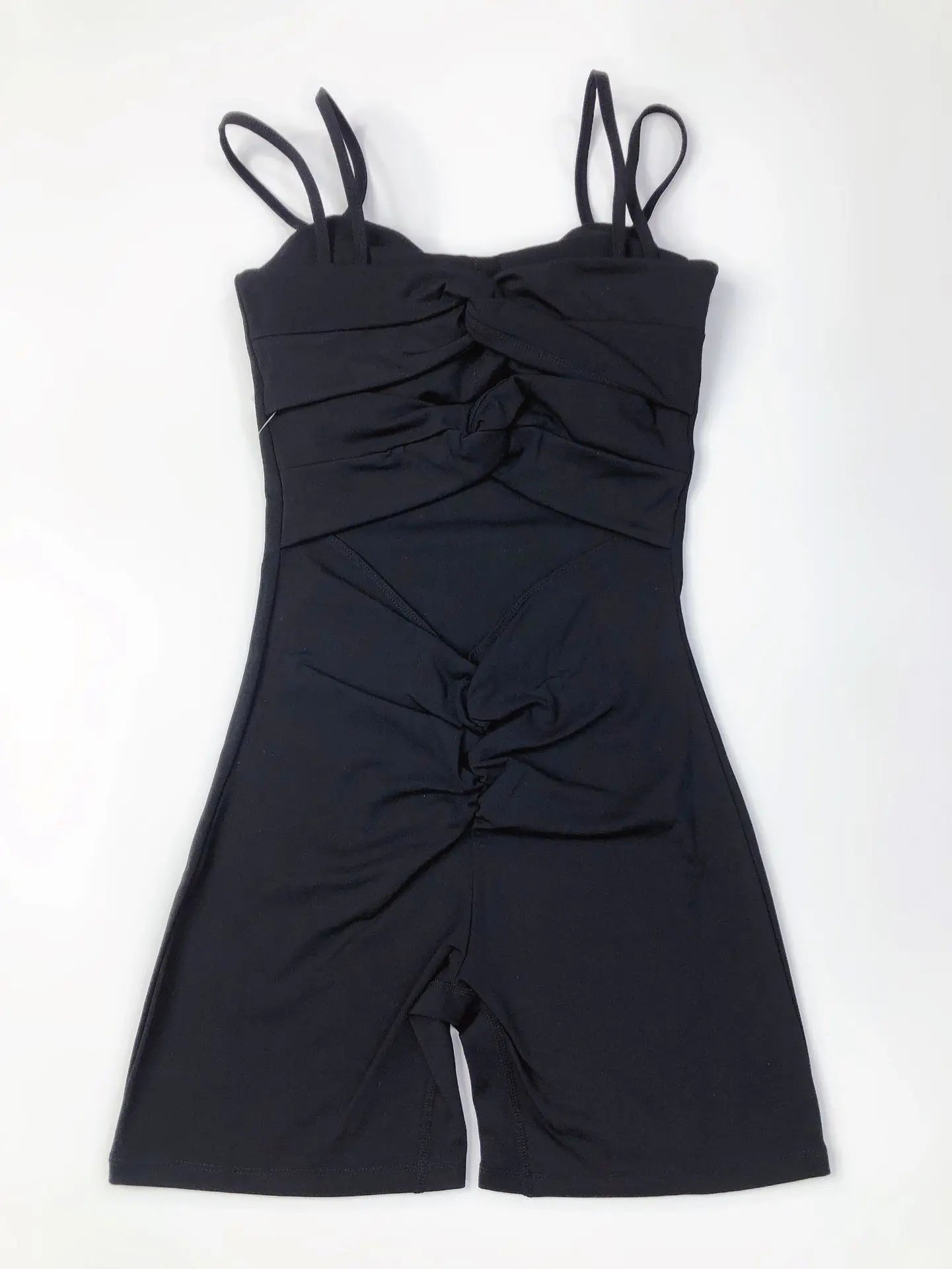 Greenora Women's Workout Romper Sexy Backless Yoga Jumpsuit Slim Fit Bodysuit Fitness Activewear Sleeveless Sportswear One Piece