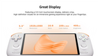 MangMi Air X Game console Android 5.5 inch 1080P 11 touch screen IPS 5000mAh Hall effect Joystick trigger portable game consoles