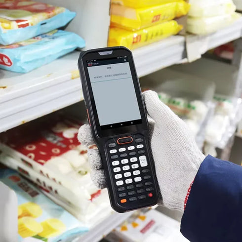 UROVO RT40 Digital Keyboard Pdas Android 10 4G Inventory Handheld Barcode Scanner Mobile Data Terminal Rugged Pda