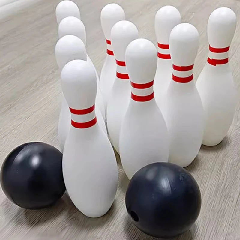 Kids Bowling Set Family Indoor Ball Party Game Sports Toys Balls Pins Bowling Toy Plastic Funny Bowling Set Children Game TMZ