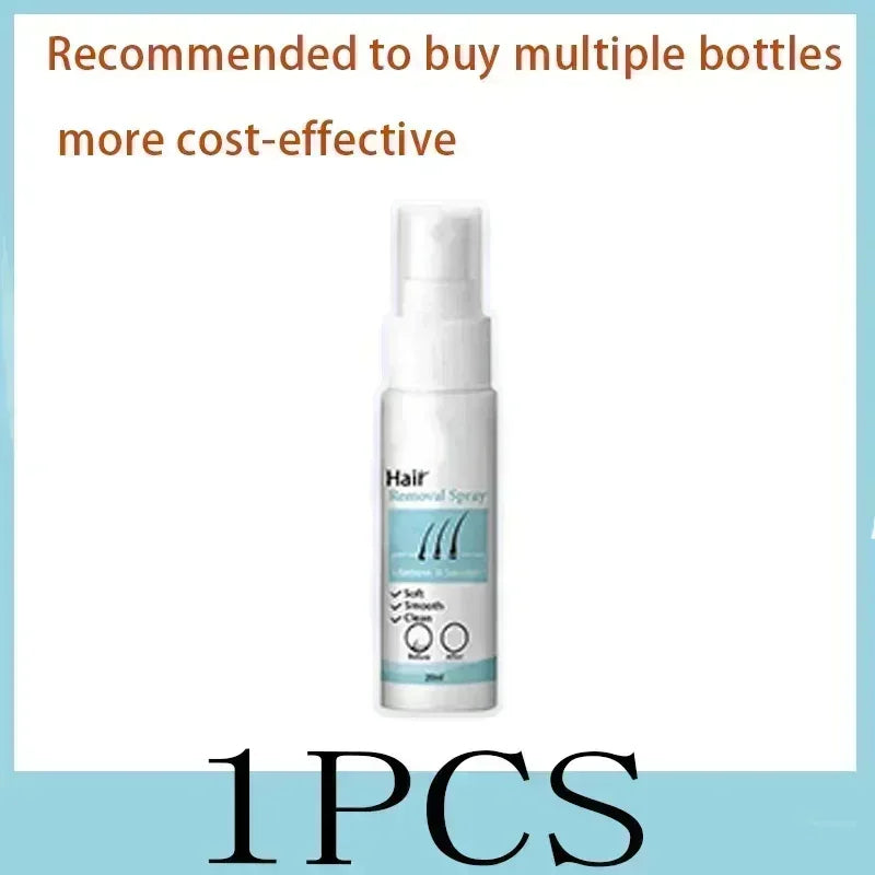 Permanent Hair Removal Spray Dissolves Hair Instantly Sprays On Effortlessly Gentle on Skin Pain-Free Long-Lasting Results