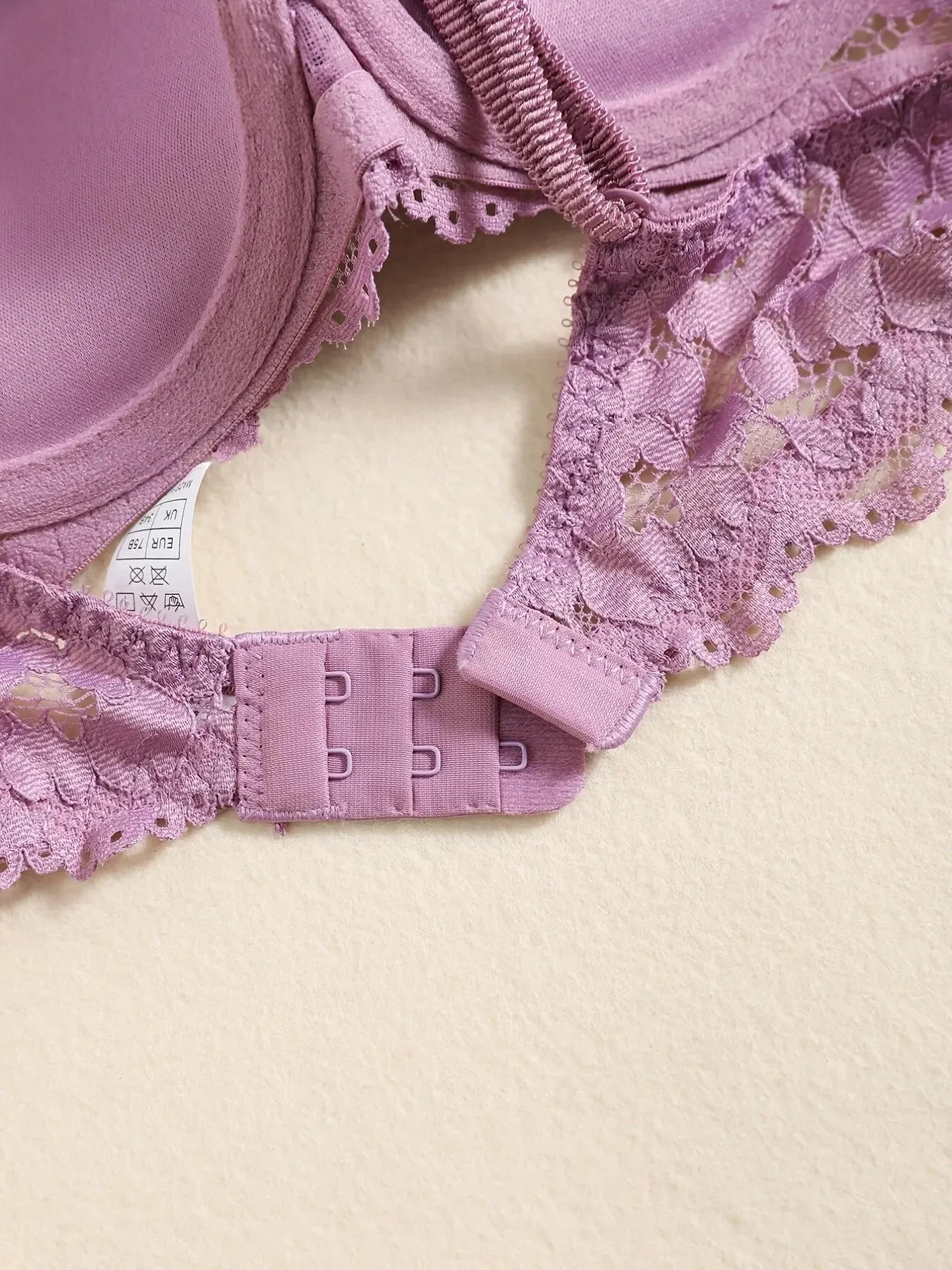 1 Set Elegant Lace Embroidery & Breathable Fabric Lingerie Set: Push-Up Bra, Drop Waist Sheer Panty - Ultimate Valentine's Day
