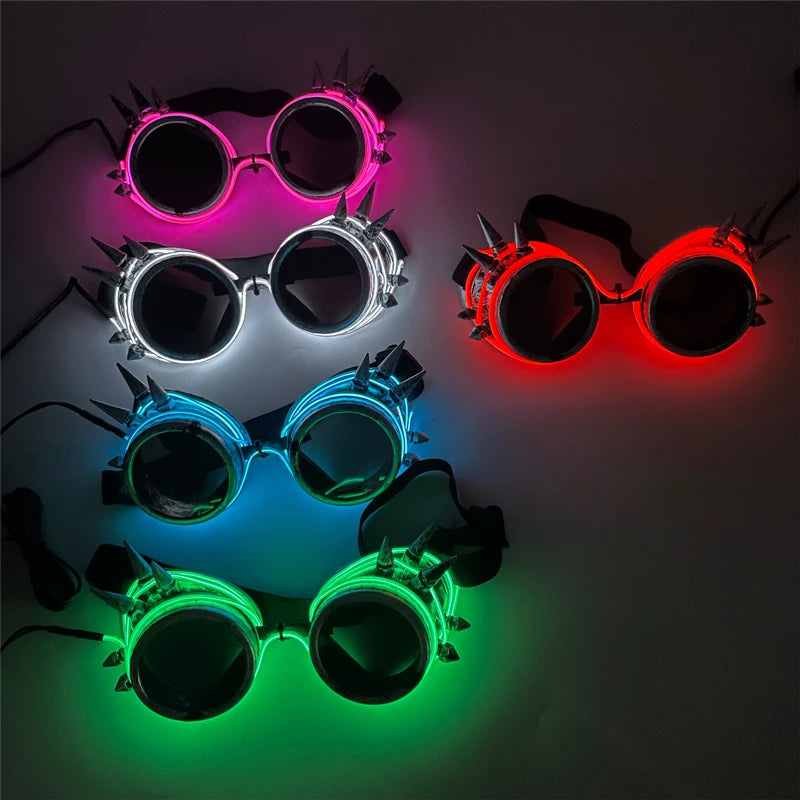 Japan Anime Detective Conan LED Light up Glasses color change funny Luminous crossdresser glasses Cosplay men Novelty Costumes