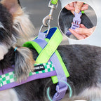 Small Dog Harness, Saddle Style No Pull Adjustable for  Puppy  Pet Chest for dog Breathable  Walking dog supplies s