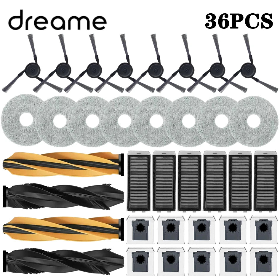 Dreame X50 Ultra/X50 Master/L50 Pro Ultra/L40S Pro Ultra/L40s Ultra/MOVA V50 Ultra Parts Main Brush Filter Mop Cloth Dust Bag
