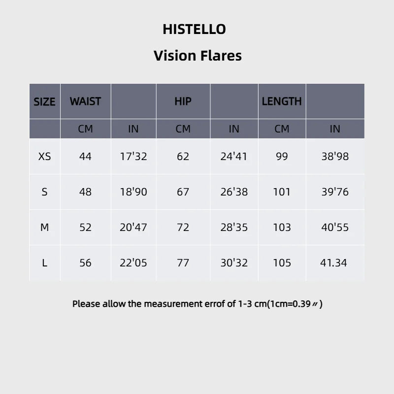 HISTELLO Vision Flare Leggings Seamless Yoga Stretchy Wide Leg Trousers Gym Running Workout Sports Clothing Quick Dry Breathable