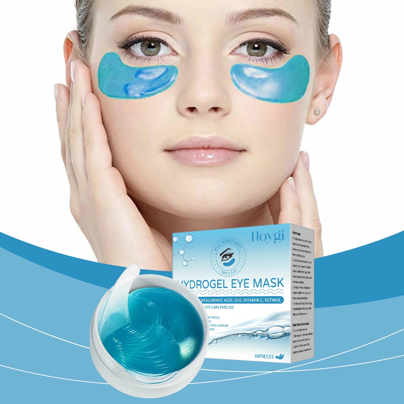 Retinol Eye Mask Patch - Gentle ingredients to care for the skin around the eyes, nourishing and moisturizing eye mask Main image